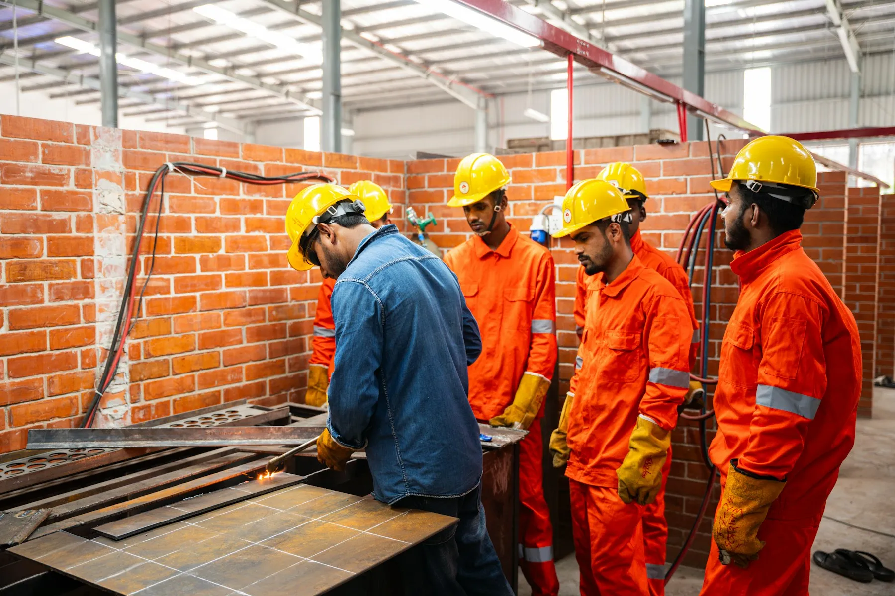 Production team at a JOBELA partner company